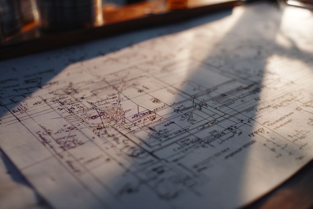 Vue rapprochée du plan détaillé d'une installation de clôture avec annotations