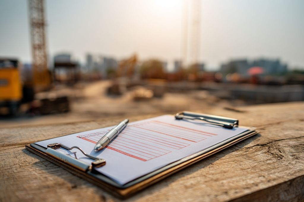 Vérification de la conformité sur un projet de construction