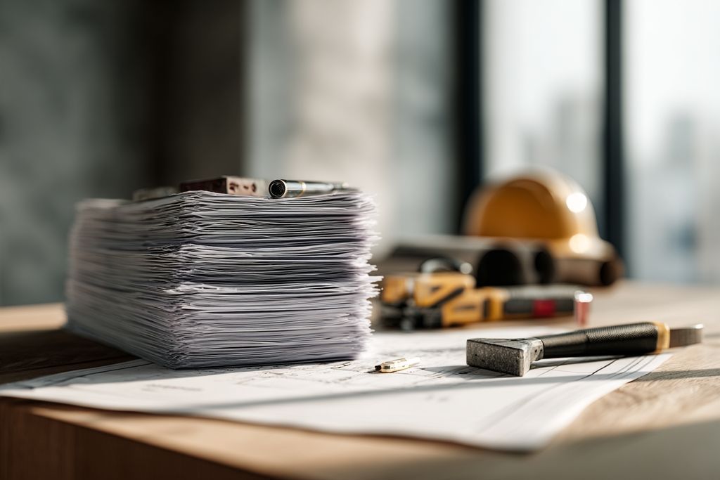 Contrats empilés avec plans et outils pour la planification de projets