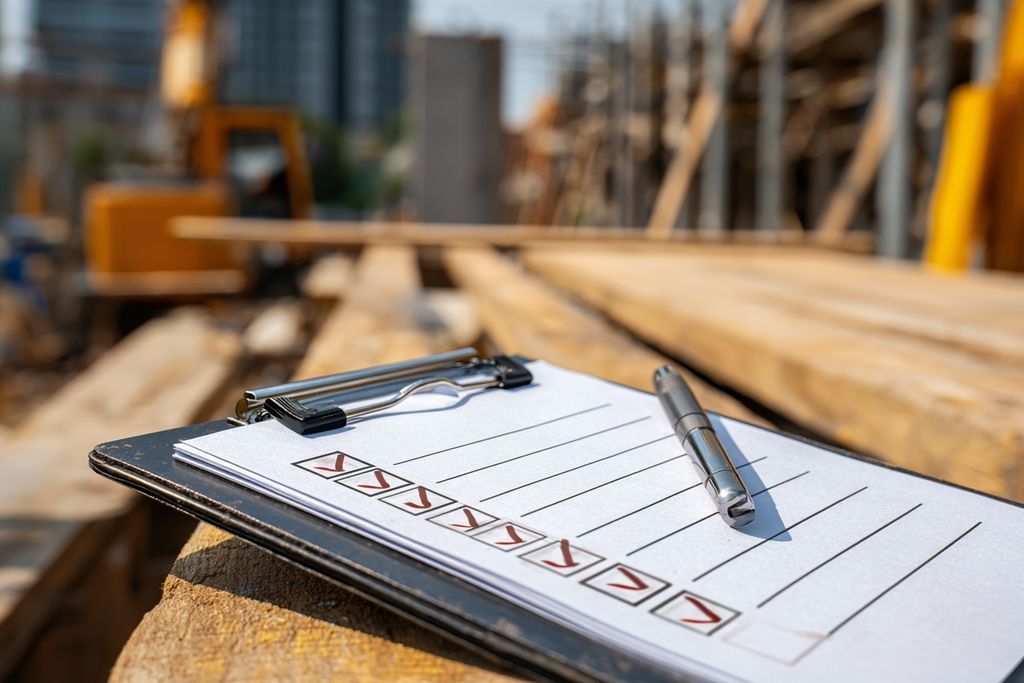 Liste de vérification des garanties obligatoires sur un chantier en extérieur
