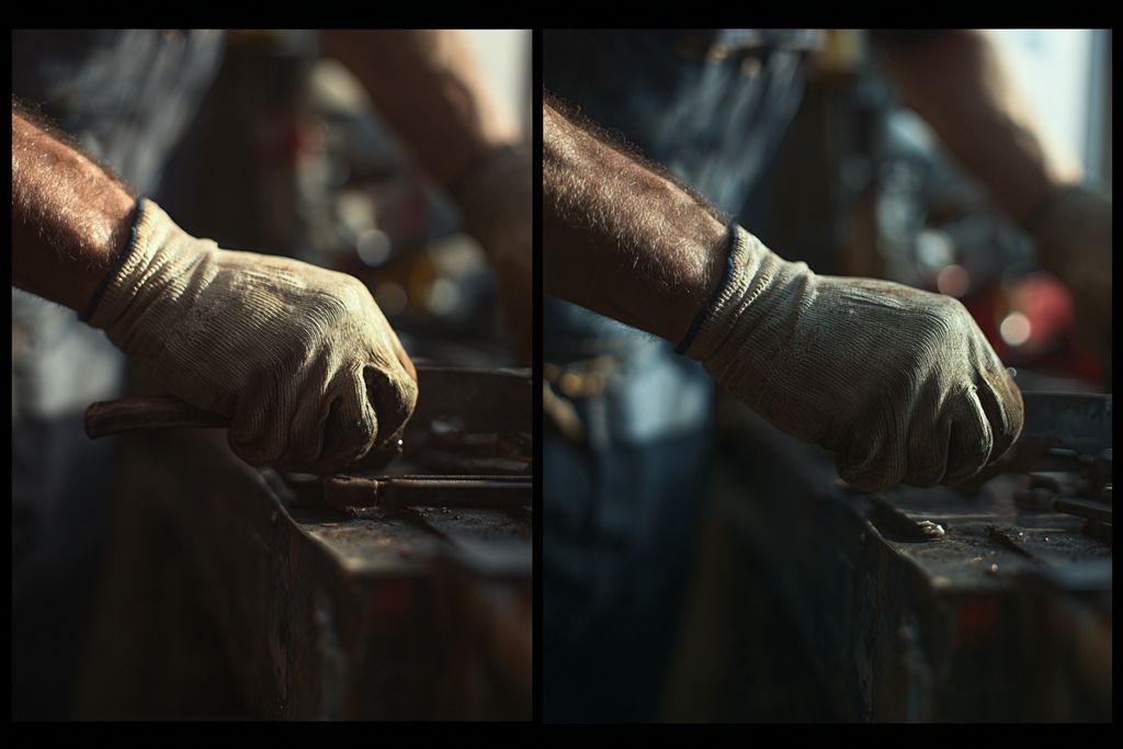 Image comparative des tâches courantes et des réparations importantes