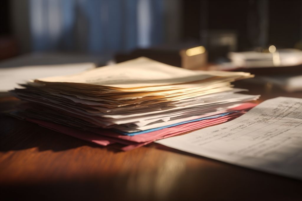 Image illustrant les documents liés aux permis immobiliers et l'importance des formalités administratives correctes.