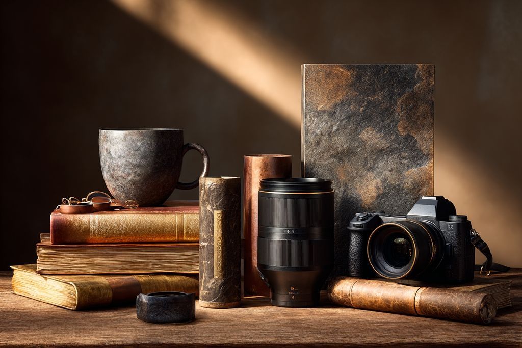 Collection rare d'objets en ligne avec éclairage artistique à vendre